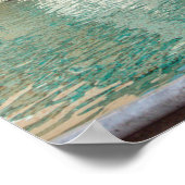 Trevi Fontein vroeg in de ochtend - Rome, Italië Poster (Hoek)