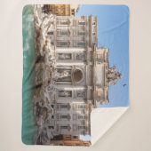 Trevi-fontein vroeg in de ochtend - Rome, Italië Sherpa Deken (Voorkant)