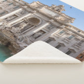 Trevi-fontein vroeg in de ochtend - Rome, Italië Sherpa Deken (3/4)