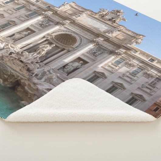 Trevi-fontein vroeg in de ochtend - Rome, Italië Sherpa Deken (3/4)