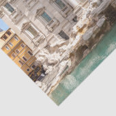 Trevi-fontein vroeg in de ochtend - Rome, Italië Tissuepapier (Detail)