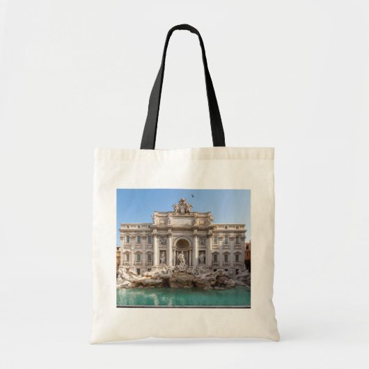 Trevi-fontein vroeg in de ochtend - Rome, Italië Tote Bag (Voorkant)