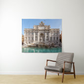 Trevi-fontein vroeg in de ochtend - Rome, Italië Wandkleed (In Situ (horizontaal))