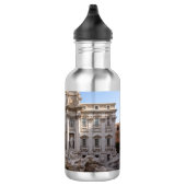 Trevi-fontein vroeg in de ochtend - Rome, Italië Waterfles (Rechts)