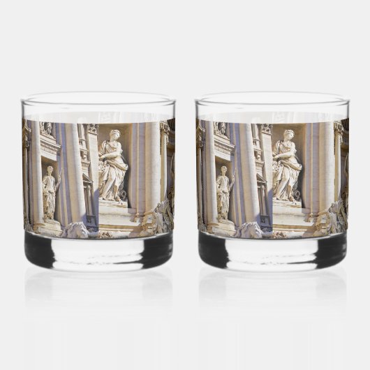Trevi fontein whisky glas (Rechts)