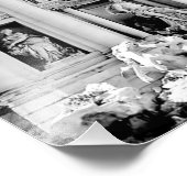 Trevi-fontein, zwart en wit foto afdruk (Hoek)