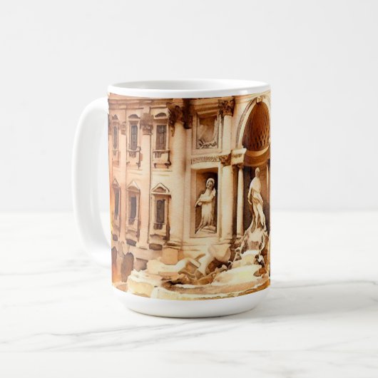 Trevi Fonteinen, Italië Rome Koffiemok (Voorkant links)