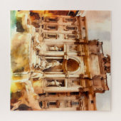 Trevi Fonteinen, Italië Rome Legpuzzel (Horizontaal)