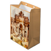 Trevi Fonteinen, Italië Rome Medium Cadeauzakje (Achterkant Gekanteld)