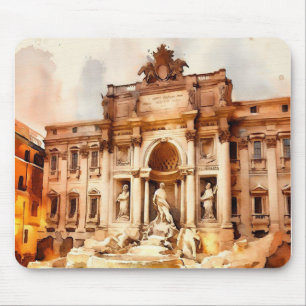 Trevi Fonteinen, Italië Rome Muismat