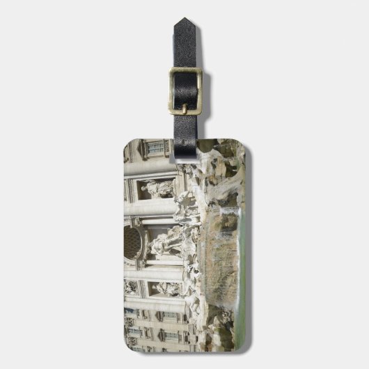 Trevi Fountain Bagagelabel (Voorkant verticaal)