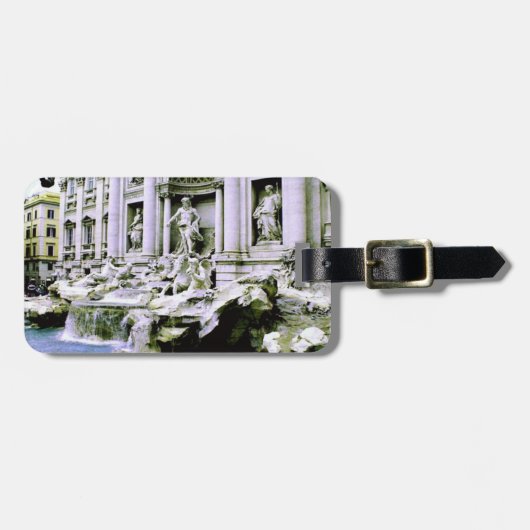 Trevi Fountain Bagagelabel (Voorkant horizontaal)