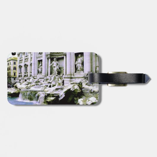 Trevi Fountain Bagagelabel (Achterkant horizontaal)