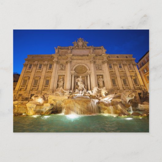 Trevi Fountain Briefkaart (Voorkant)