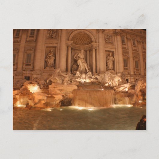 Trevi Fountain Briefkaart (Voorkant)