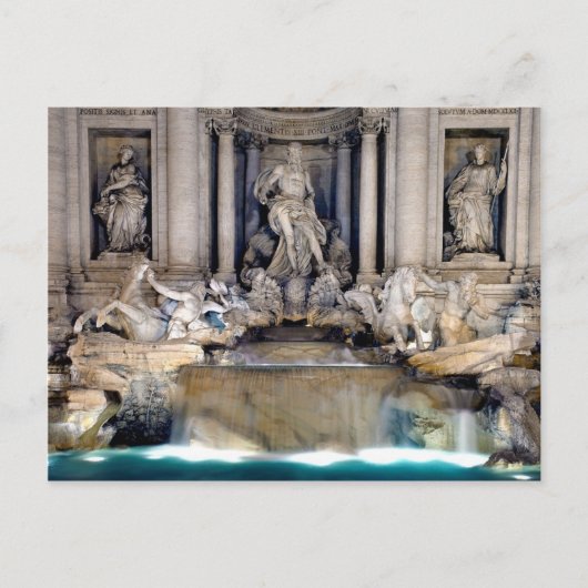 Trevi Fountain Briefkaart (Voorkant)
