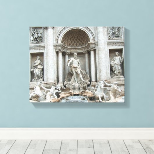 Trevi Fountain Canvas (Insitu (Houten vloer))