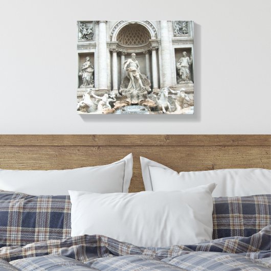 Trevi Fountain Canvas Afdruk (Insitu (Slaapkamer))