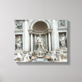 Trevi Fountain Canvas Afdruk (Voorkant)