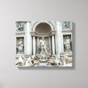 Trevi Fountain Canvas Afdruk