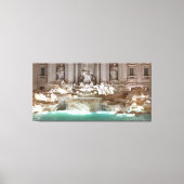 Trevi Fountain Canvas Afdruk (Voorkant)