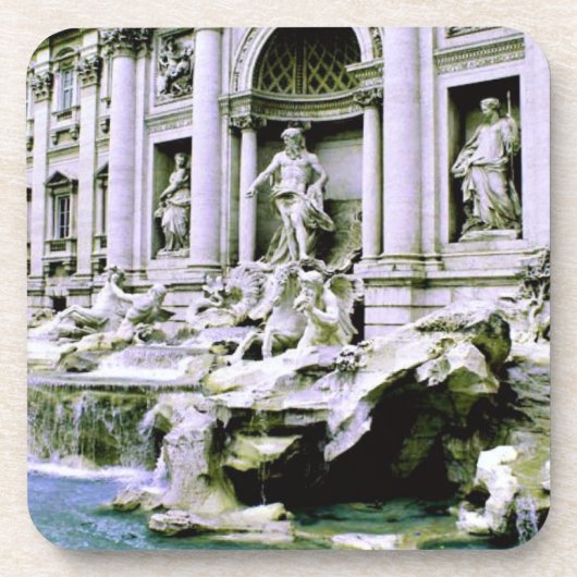 Trevi Fountain Drankjes Onderzetter (Voorkant)