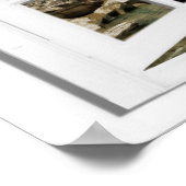 Trevi Fountain Faux Window Uitzicht Poster (Hoek)