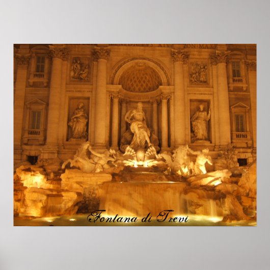 Trevi Fountain, Fontana di Trevi Poster (Voorkant)
