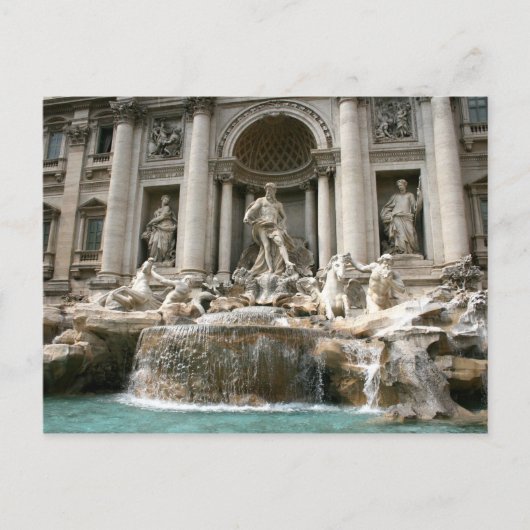 Trevi Fountain (Fontana di Trevi) — Rome Briefkaart (Voorkant)