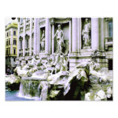 Trevi Fountain Foto Afdruk (Voorkant)