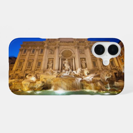 Trevi Fountain iPhone 16 Hoesje (Achterkant horizontaal)