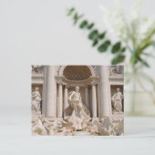 Trevi Fountain Italië Schilderachtig Briefkaart (Staand voorkant)