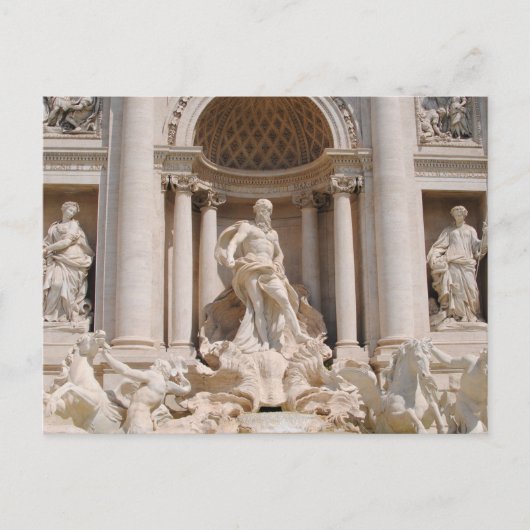 Trevi Fountain Italië Schilderachtig Briefkaart (Voorkant)