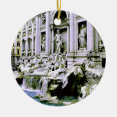 Trevi Fountain Keramisch Ornament (Voorkant)