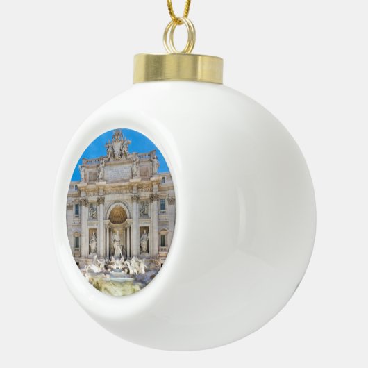 Trevi fountain keramische bal ornament (Rechts)