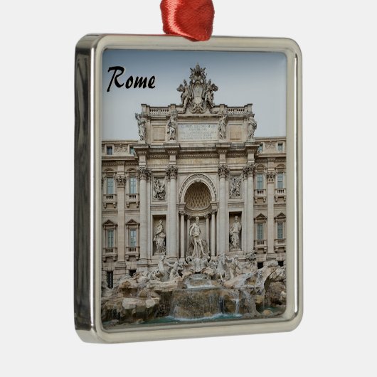 Trevi Fountain Metalen Ornament (Rechts)