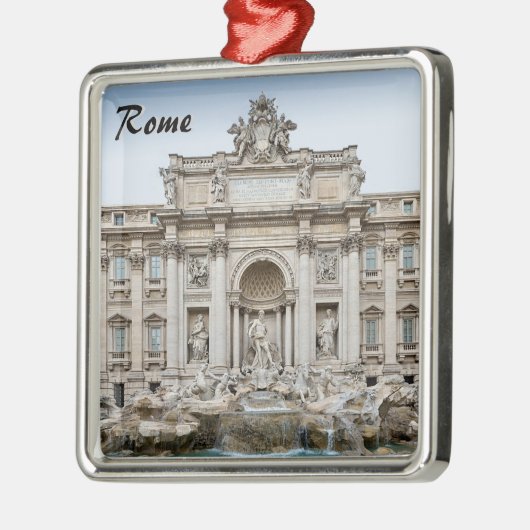 Trevi Fountain Metalen Ornament (Links)