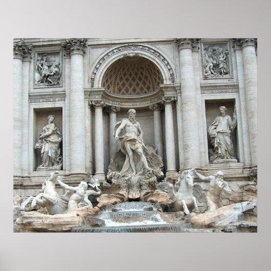 Trevi Fountain Poster (Voorkant)