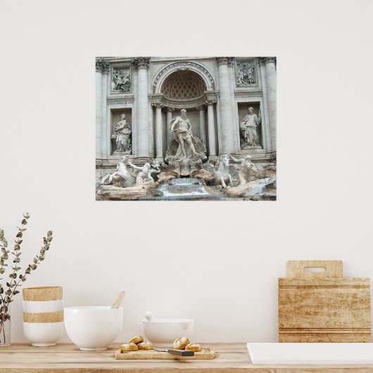 Trevi Fountain Poster (Keuken)