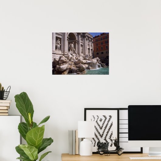 Trevi Fountain Poster (Thuiskantoor)