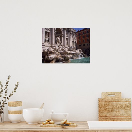Trevi Fountain Poster (Keuken)