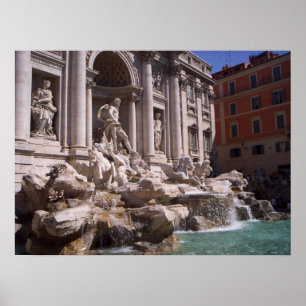 Trevi Fountain Poster