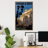 Trevi Fountain Poster (Thuiskantoor)