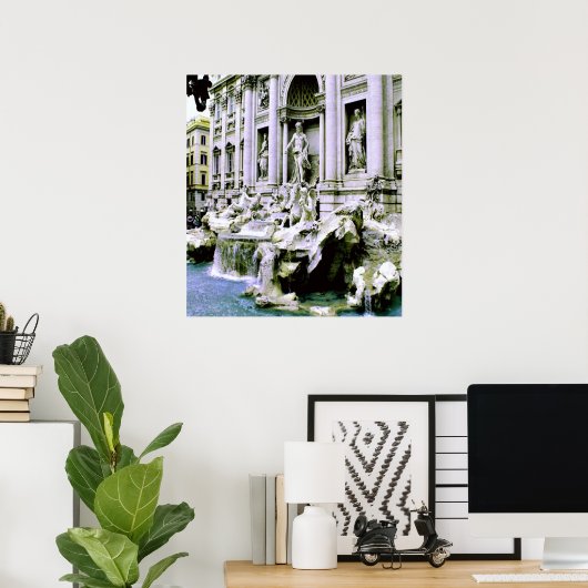 Trevi Fountain Poster (Thuiskantoor)