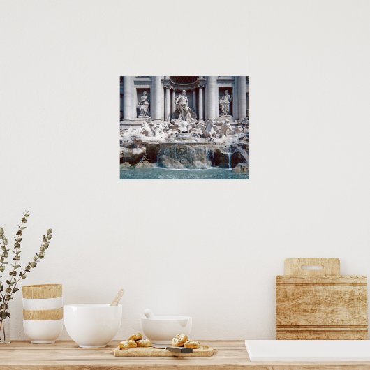 Trevi Fountain Poster (Keuken)