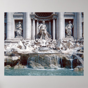 Trevi Fountain Poster