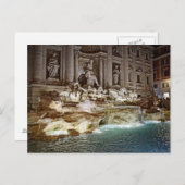 Trevi Fountain - Roma, Italia Briefkaart (Voorkant / Achterkant)