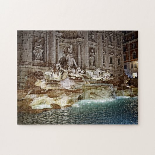 Trevi Fountain - Roma, Italia Puzzle Legpuzzel (Horizontaal)