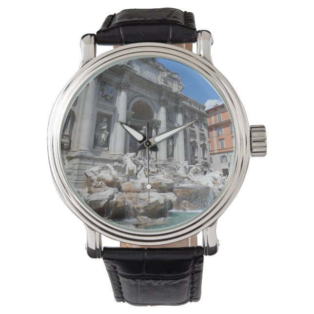 Trevi Fountain - Rome Horloge (Voorkant)