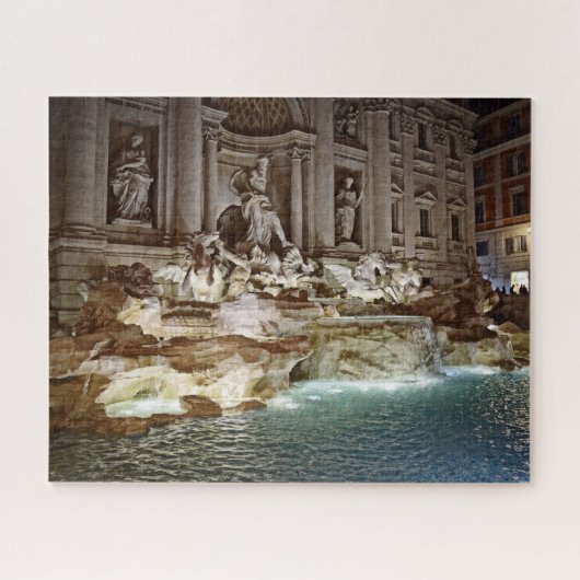 Trevi Fountain - Rome, Italië - 16x20 - 520 stuks Legpuzzel (Horizontaal)